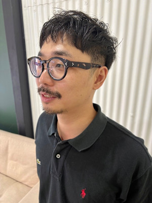 メンズおしゃれナチュラルな刈り上げショート★