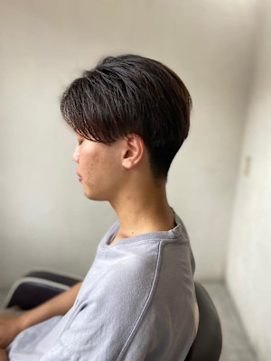 MEN'SHAIRアッシュブラックベリーショートダークアッシ