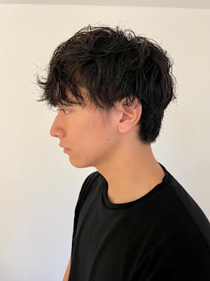 MEN'SHAIRアッシュブラックベリーショートダークアッシ