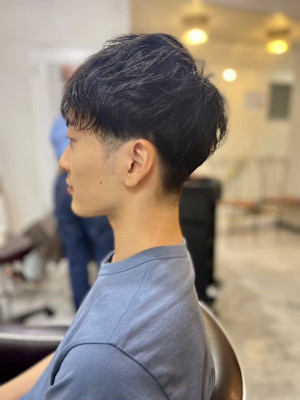 MEN'SHAIRアッシュブラックベリーショートダークアッシ