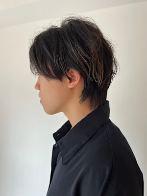 MEN'SHAIRアッシュブラックベリーショートダークアッシ