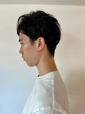 MEN'SHAIRアッシュブラックベリーショートダークアッシ