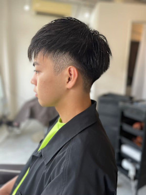 MEN'S HAIRベリーショートダークアッシュマッシュパー