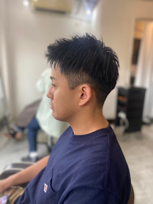 MEN’S HARE アッシュブラックベリーショート
