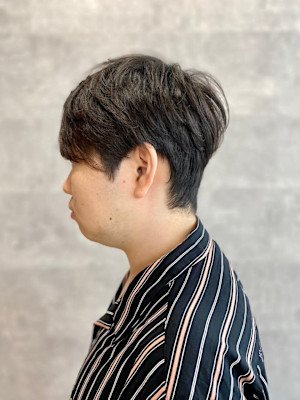MEN’S HARE アッシュブラックカルマパーマ