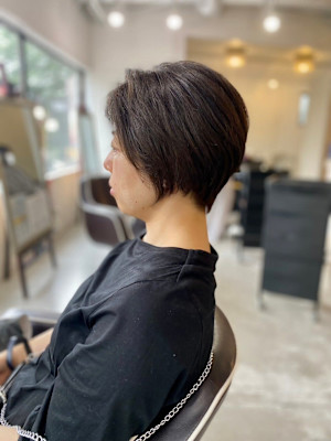 20代30代40代大人可愛いベリーショートシアーカラーショー