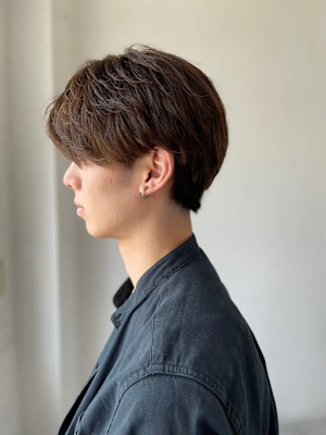 MEN'SHAIRアッシュブラックベリーショートダークアッシ