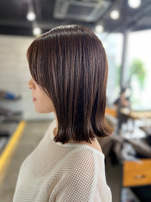 20代30代40代◎ショートヘアシアーカラーカール