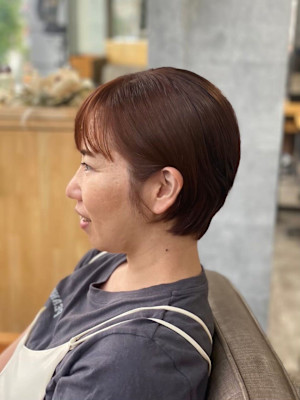 大人20代30代40代◎魅力倍増しカールシアーカラーショート