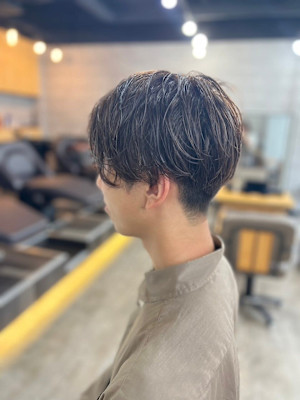MEN'SHAIRアッシュブラックベリーショートダークアッシ