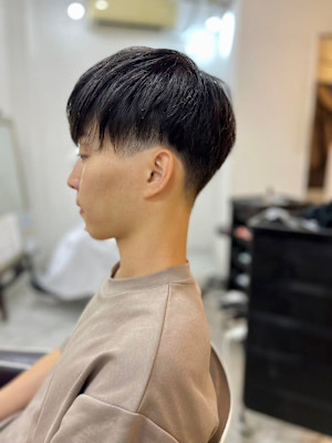MEN'SHAIRアッシュブラックベリーショートダークアッシ