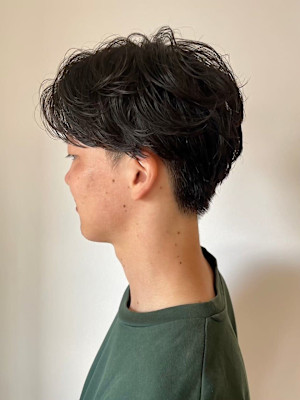 MEN’S HARE アッシュブラックベリーショート