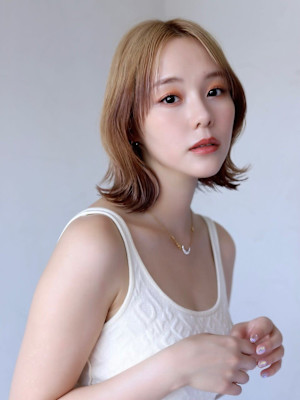 大人可愛い20代30代40代◎セミディシアーカラー魅力倍増し