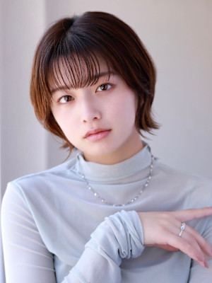 可愛い20代30代40代◎魅力倍増しカールショートヘアシアー