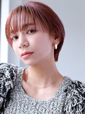 大人可愛い20代30代40代◎ショートヘアシースルーバング