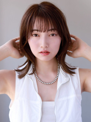 大人可愛い20代30代40代◎セミディシアーカラー魅力倍増し
