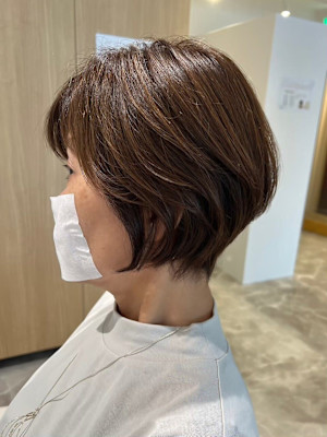 大人可愛い20代30代40代◎ショートヘア毛先カール