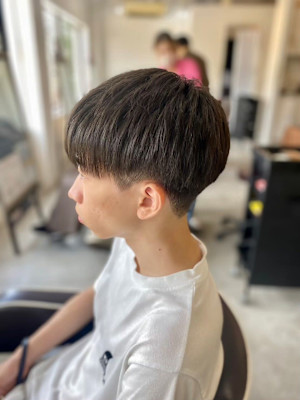 MEN'SHAIRアッシュブラックベリーショートダークアッシ