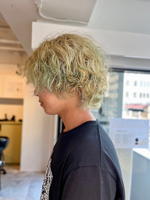 MEN'S HAIRハイトーンデザインカラー