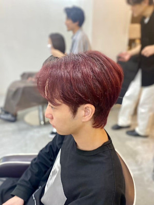 MEN'SHAIRアッシュブラックベリーショートダークアッシ
