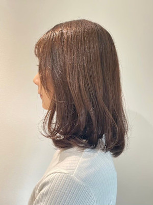 20代30代40代◎大人可愛いシアーカラーセミディ