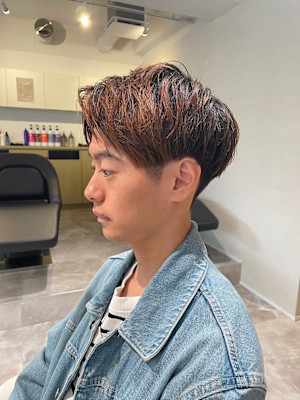 MEN'SHAIRアッシュブラックベリーショートダークアッシ