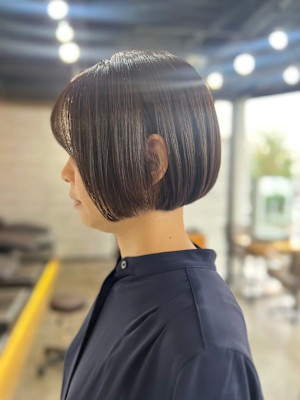 大人可愛い20代30代40代◎ツヤ感ボブ