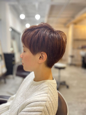 大人可愛い20代30代40代◎シアーカラーショートヘア