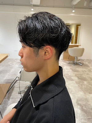 MEN'SHAIRアッシュブラックベリーショートダークアッシ