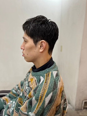 MEN'SHAIRアッシュブラックベリーショートダークアッシ