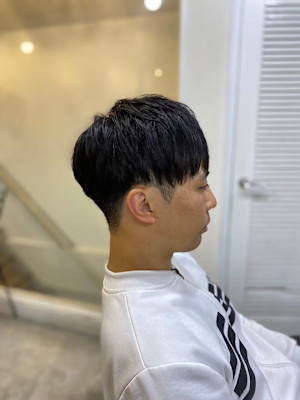MEN'SHAIRアッシュブラックベリーショートダークアッシ