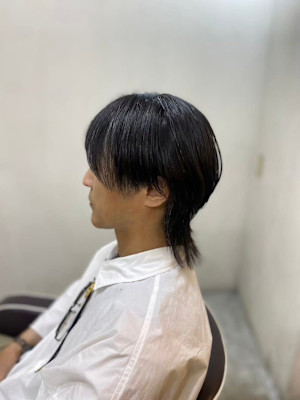 MEN'SHAIRアッシュブラックベリーショートダークアッシ