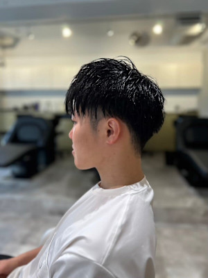 MEN’S HARE アッシュブラックベリーショート