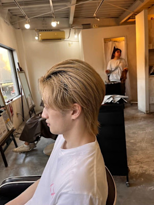 MEN'SHAIRアッシュブラックベリーショートダークアッシ