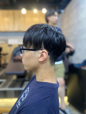 MEN’S HAIR 韓国マッシュアッシュブラック