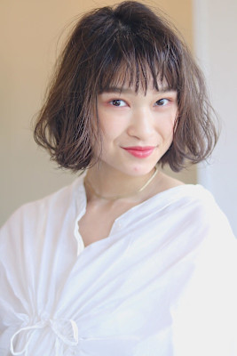 大人可愛い◎20代30代40代イメチェンフルバング似合わせカ
