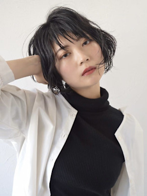 大人可愛い◎20代30代40代イメチェンフルバング似合わせカ