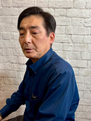 新宿七三分けスタイル