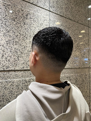 銀座 理容室 フェードスタイル