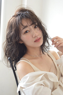 大人可愛い◎20代30代40代イメチェンフルバング似合わせカ