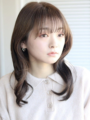 大人可愛い◎20代30代40代イメチェンフルバング似合わせカ