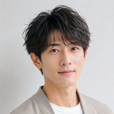 大人ナチュラル無造作マッシュ