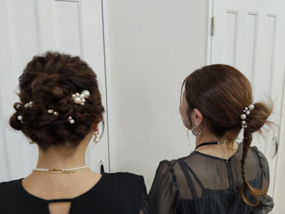 結婚式ヘアセット