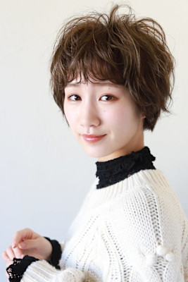 大人可愛い◎20代30代40代イメチェンフルバング似合わせカ