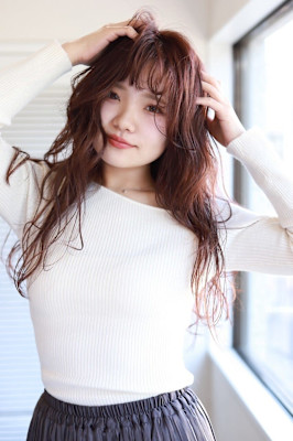 大人可愛い20代30代40代イメチェンレッドブラウン似合わせ