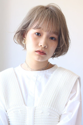 大人かわいい20代30代40代似合わせカットイメチェン流しバ