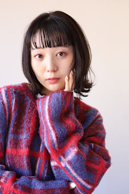 大人可愛い20代30代40代似合わせカットイメチェン流しバン