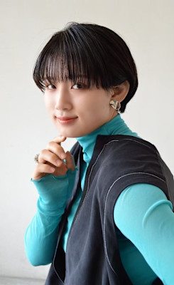 大人可愛い20代30代40代似合わせカットイメチェン流しバン