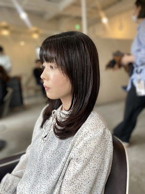 大人可愛い◎イメチェン似合わせカットフルバング