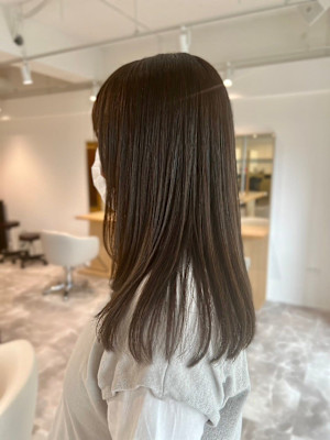 大人可愛いイメチェン似合わせカットフルバング
